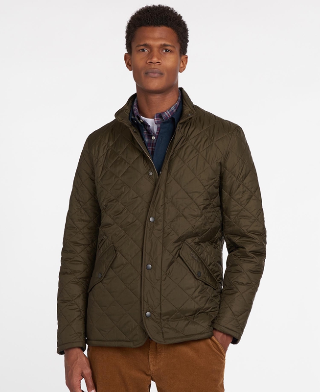 Barbour Flyweight Chelsea Steppjacke Herren Olivgrün | IAMJHZ-165