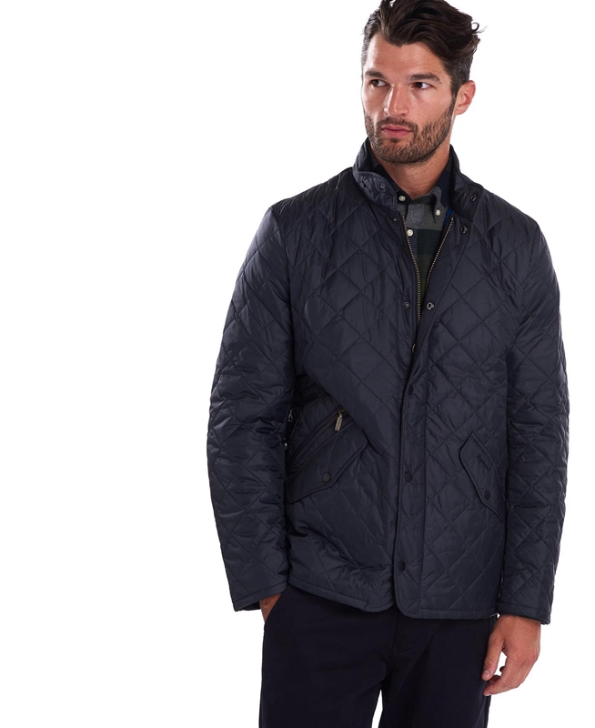 Barbour Flyweight Chelsea Steppjacke Herren Navy | PDRXOQ-981