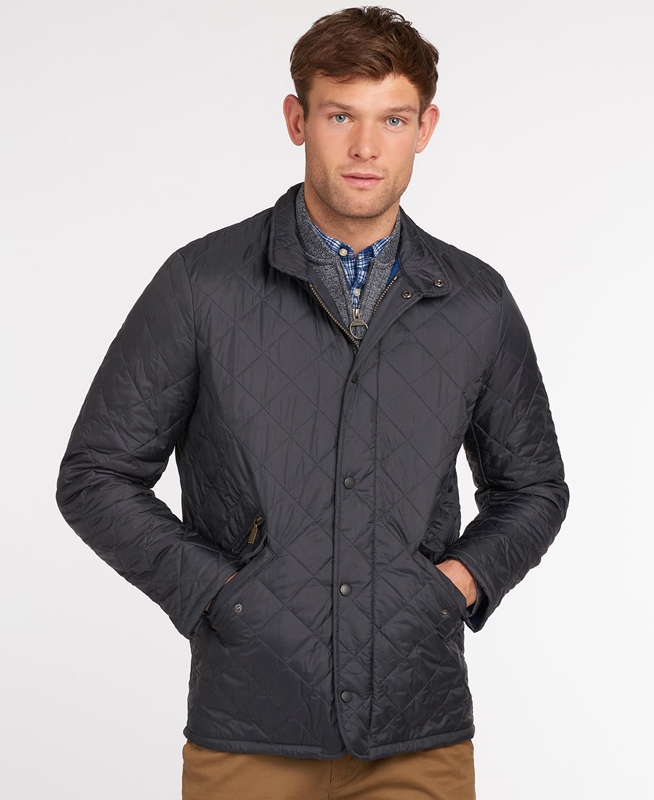 Barbour Flyweight Chelsea Steppjacke Herren Navy | PDRXOQ-981