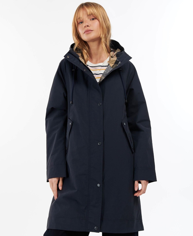 Barbour Galium Wasserdichte Jacke Damen Navy | YICVPG-064