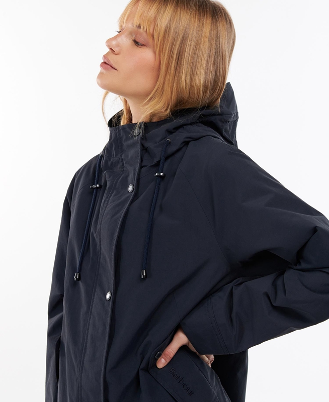 Barbour Galium Wasserdichte Jacke Damen Navy | YICVPG-064