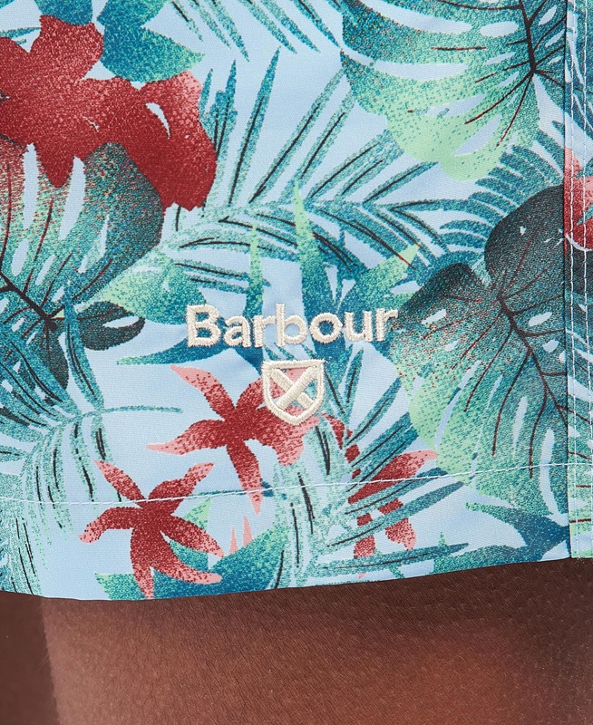 Barbour Hawaiian Print Swim Hose Herren Blau | HRYBKD-514