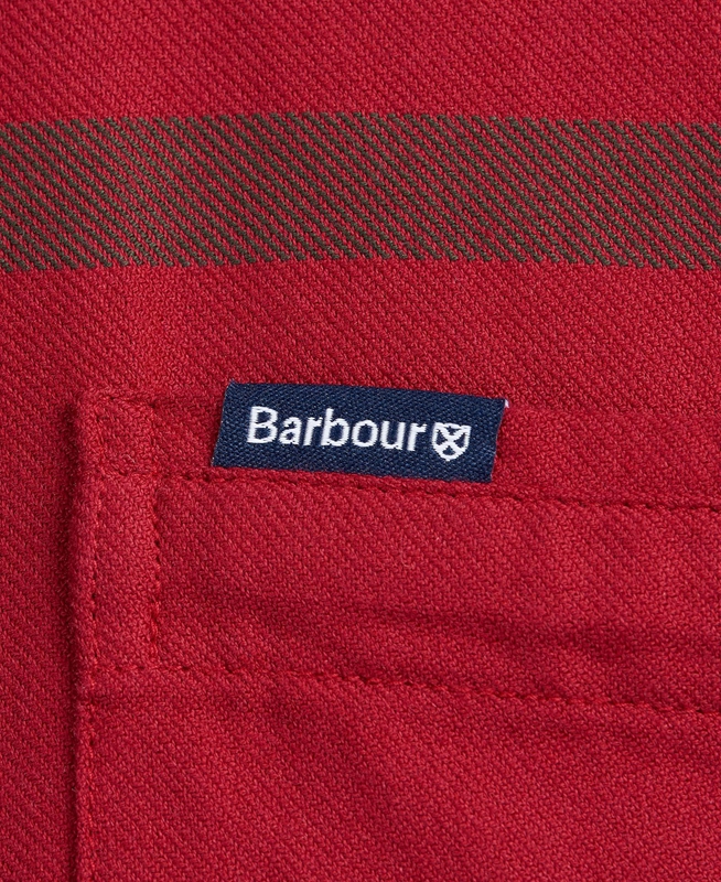 Barbour Hemd Dunoon Taillored Hemd Herren Rot | IXJEGT-679