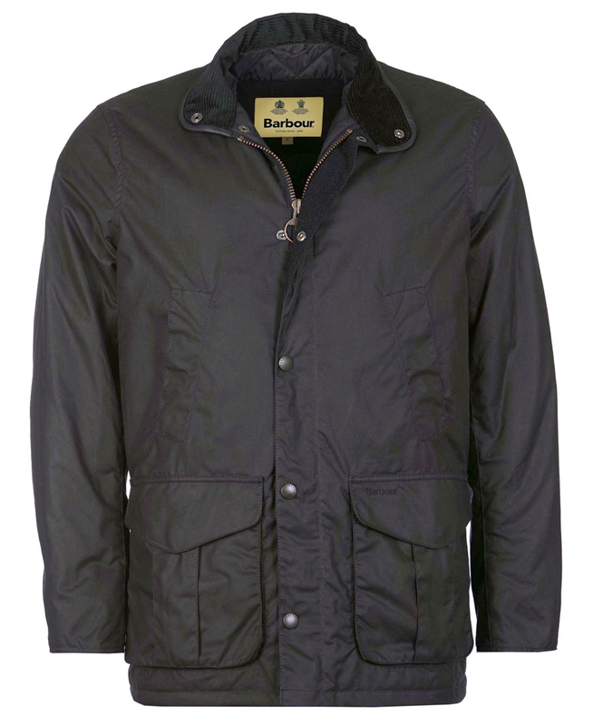 Barbour Hereford Gewachste Jacke Herren Blau | DJWTLF-904