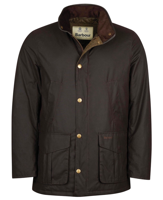 Barbour Hereford Gewachste Jacke Herren Braun | QUSZWH-936