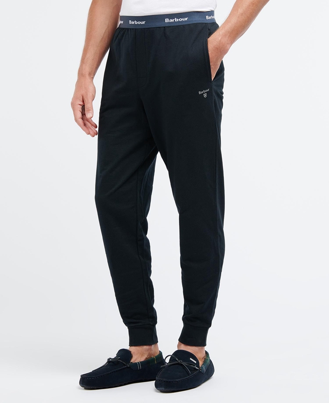 Barbour Jake Lounge Joggers Hose Herren Schwarz | WBEUOA-547