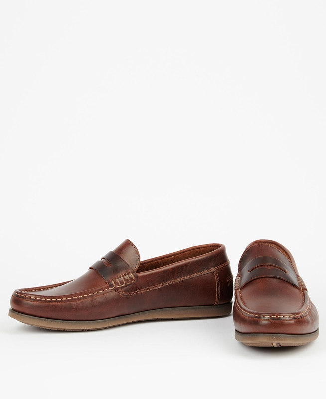 Barbour Kelson Loafers Herren Braun | XAZIMH-302