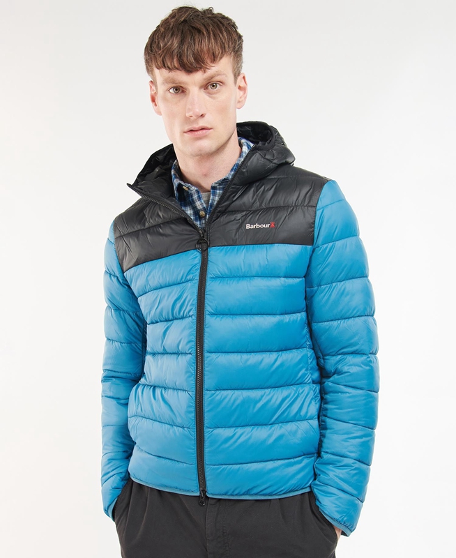 Barbour Kendle Baffle Steppjacke Herren Blau | CYEMHB-590