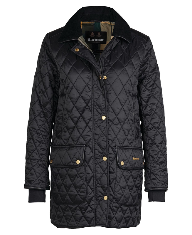 Barbour Kilmarie Steppjacke Damen Schwarz | AFNEIL-321