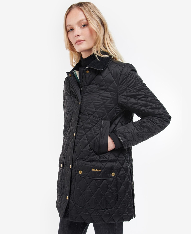 Barbour Kilmarie Steppjacke Damen Schwarz | AFNEIL-321