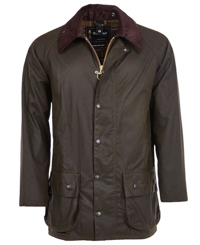 Barbour Klassische Beaufort® Gewachste Jacke Herren Olivgrün | OUDVCP-439