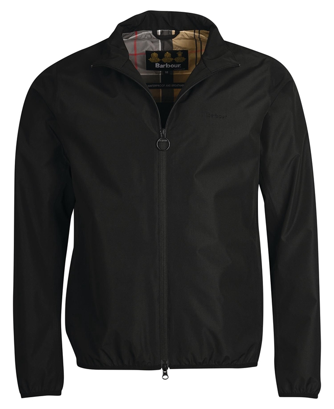 Barbour Korbel Wasserdichte Jacke Herren Schwarz | CZNBOG-134