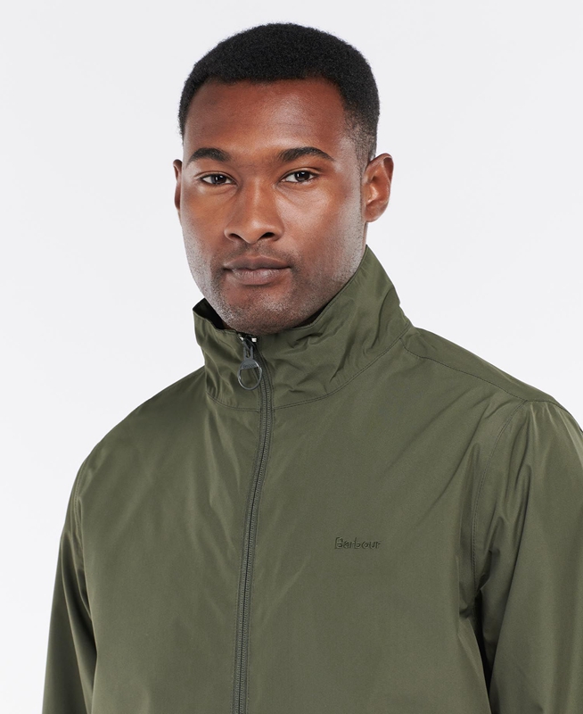 Barbour Korbel Wasserdichte Jacke Herren Olivgrün | JKMSEI-624