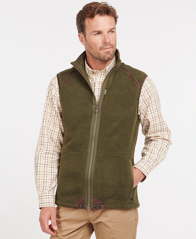 Barbour Langdale Weste Herren Grün | DEYISQ-843