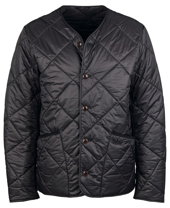 Barbour Liddesdale Cardigan Steppjacke Herren Schwarz | JOHTAC-038