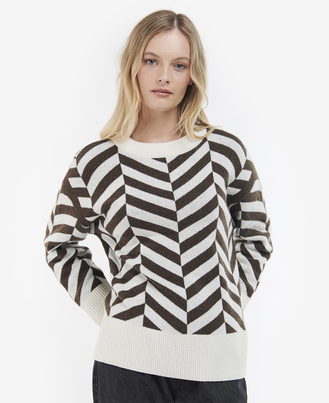 Barbour Lorelie Knit Pullover Damen Mehrfarbig | UDYHON-426