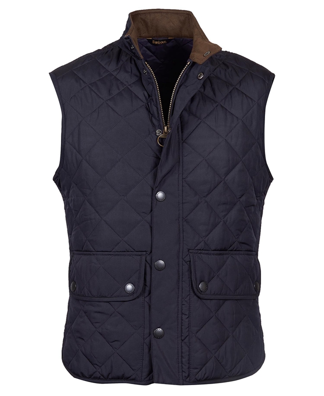 Barbour Lowerdale Weste Herren Navy | LAPMWQ-581