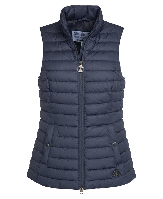 Barbour Morwick Weste Damen Navy | BMHGTP-246