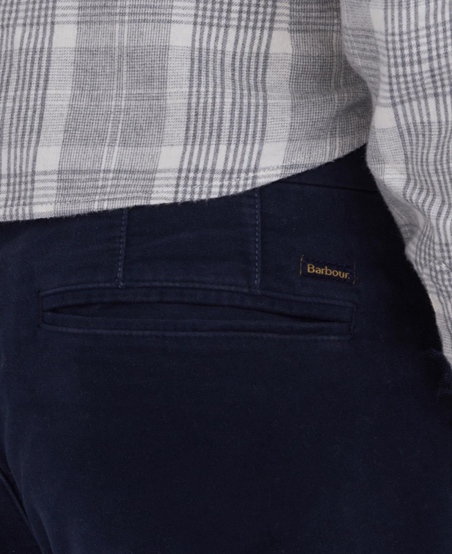 Barbour Neuston Moleskin Trousers Hose Herren Blau | REWDBK-046