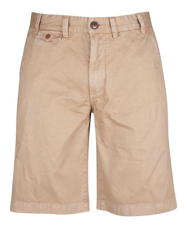 Barbour Neuston Twill Hose Herren Beige | PVWJFI-573