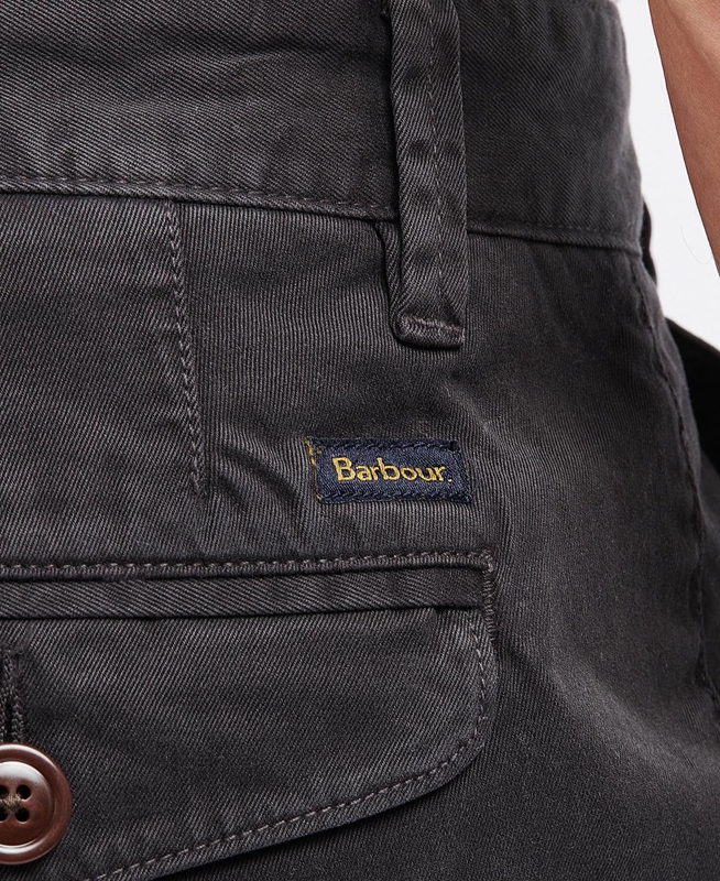 Barbour Neuston Twill Hose Herren Navy | MRWGHL-087