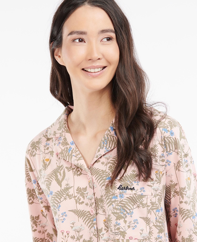 Barbour Nina PJ Set Nachtwäsche Damen Mehrfarbig | QZXEGJ-610