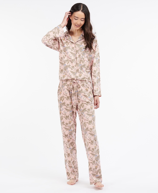 Barbour Nina PJ Set Nachtwäsche Damen Mehrfarbig | QZXEGJ-610