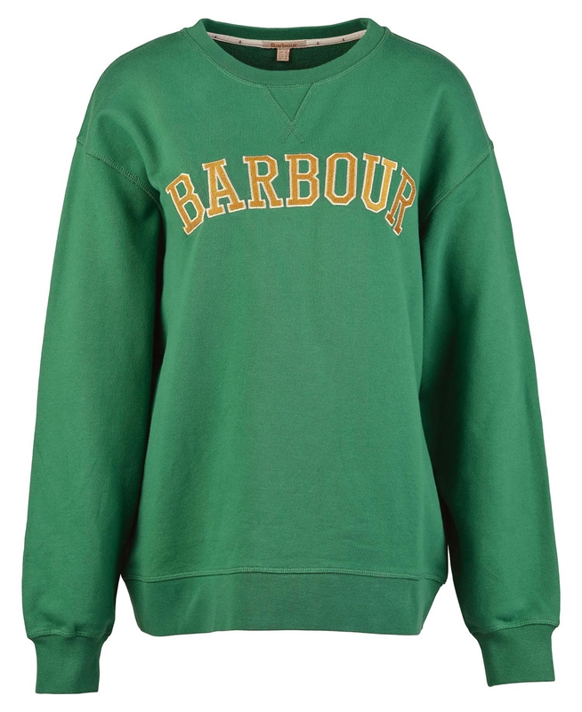 Barbour Northumberland Sweatshirts Damen Grün | OGASDI-140