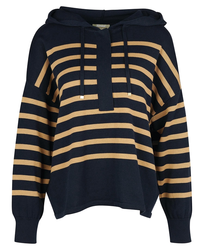 Barbour Odette Knit Pullover Damen Navy | YKFWGI-142