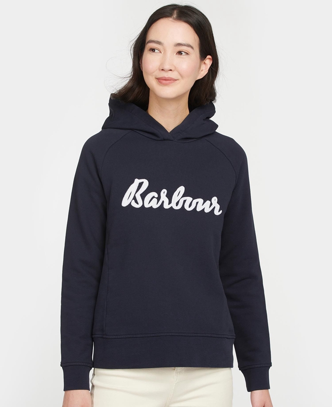 Barbour Otterburn Sweatshirts Damen Navy | ROQYSK-524