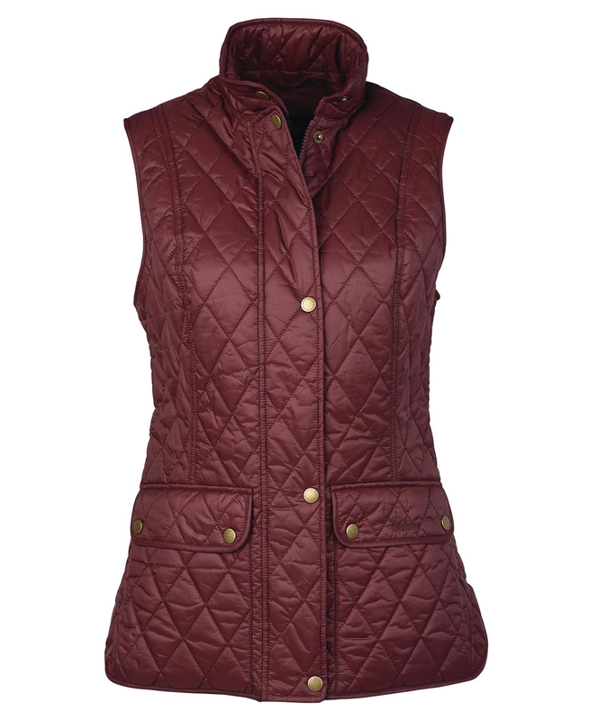 Barbour Otterburn Weste Damen Bordeaux | KPMZIL-475