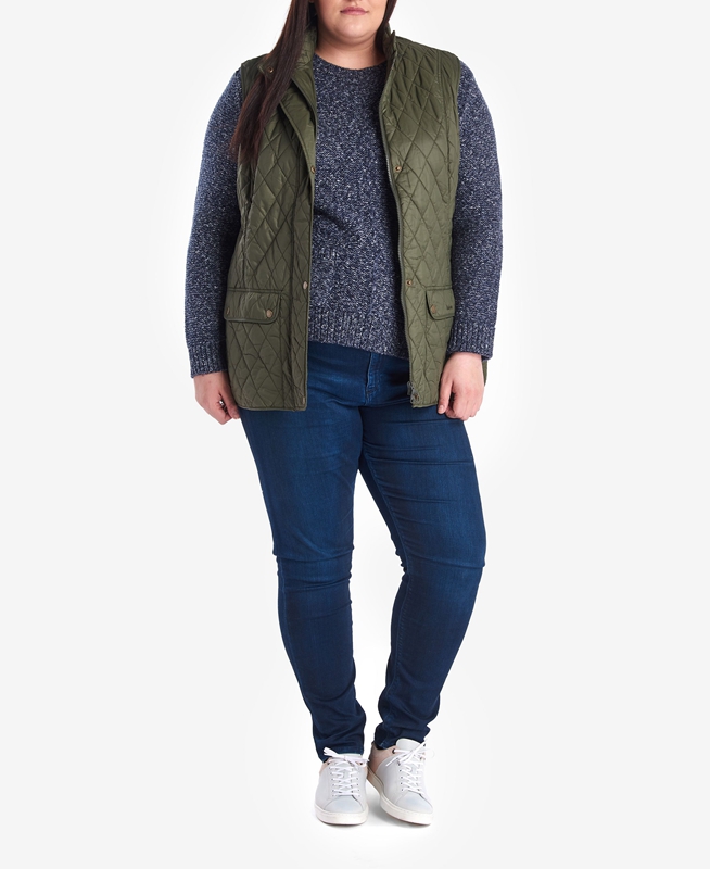 Barbour Otterburn Weste Damen Grün | DYCELA-734