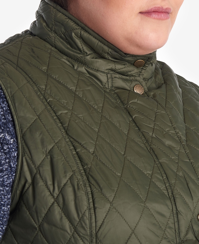 Barbour Otterburn Weste Damen Grün | DYCELA-734