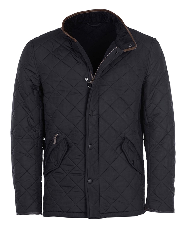 Barbour Powell Steppjacke Herren Navy | HTMDQS-853