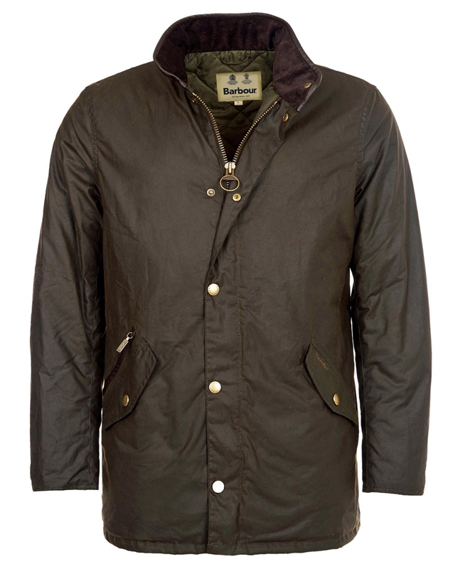 Barbour Prestbury Gewachste Jacke Herren Olivgrün | YKVMFN-145