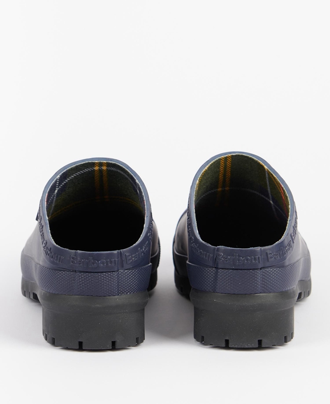 Barbour Quinn Clogs Damen Navy | IGMNJQ-596