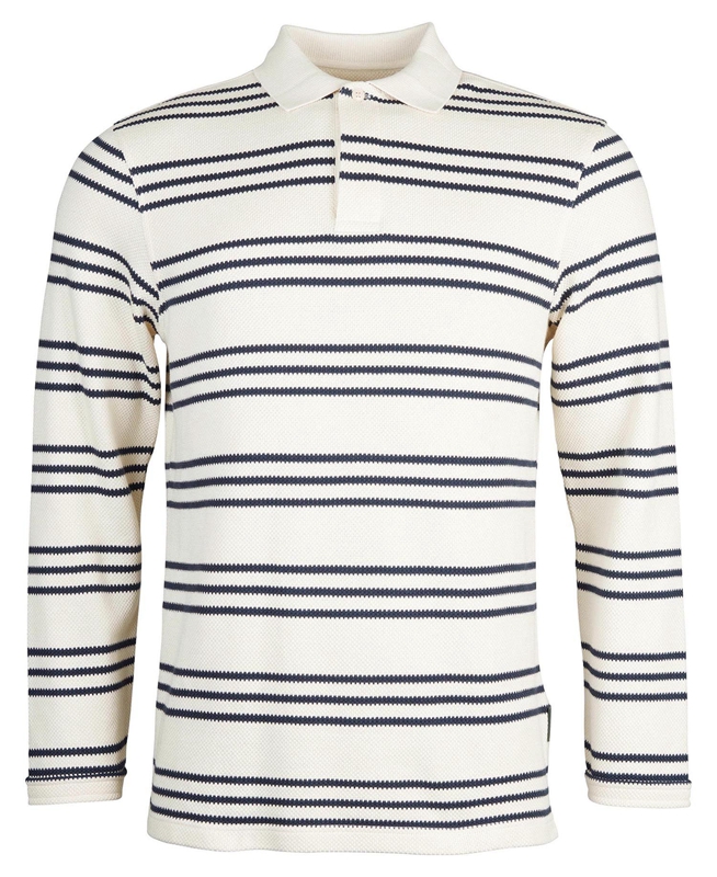 Barbour Rake Striped Sweatshirts Herren Beige | INMTVU-416