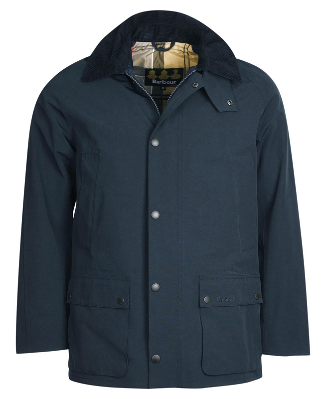 Barbour Rokig Wasserdichte Jacke Herren Navy | KOCPAT-962