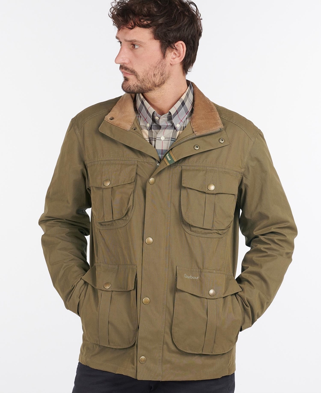 Barbour Sanderling Freizeitjacken Herren Olivgrün | GDHIXM-259