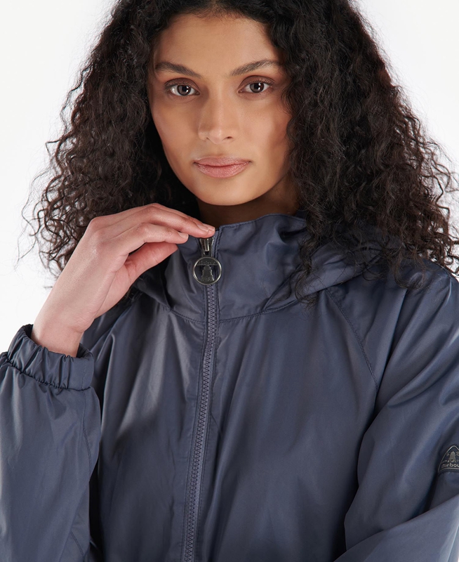 Barbour Sea Daisy Showerproof Freizeitjacken Damen Navy | OMDSGX-267