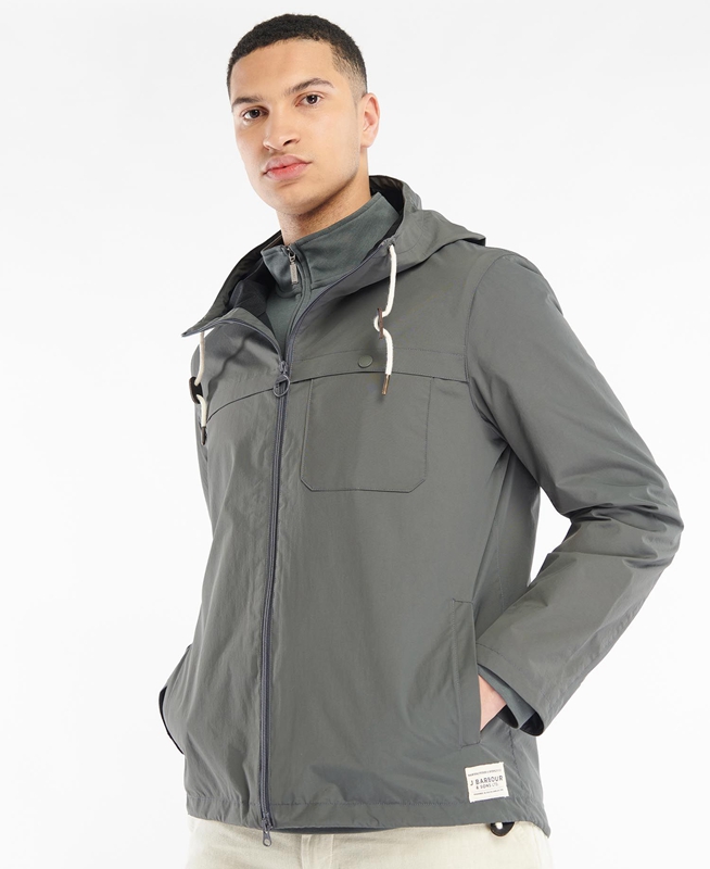 Barbour Selby Showerproof Freizeitjacken Herren Grau | VILSZT-860