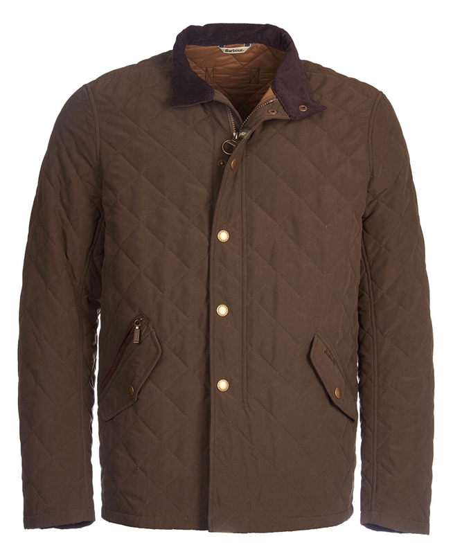 Barbour Shoveler Steppjacke Herren Grün | ZEOUJR-412