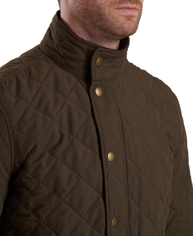 Barbour Shoveler Steppjacke Herren Grün | ZEOUJR-412