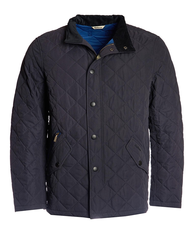 Barbour Shoveler Steppjacke Herren Navy | LTDJUK-318