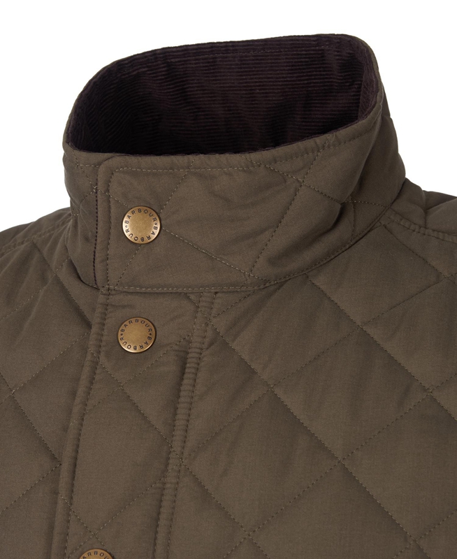 Barbour Shoveler Steppjacke Herren Olivgrün | MGISJX-470