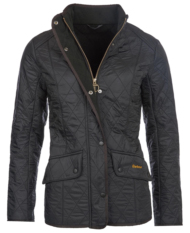 Barbour Steppjacke Cavalry Polarquilt Steppjacke Damen Schwarz | SOZTXG-532