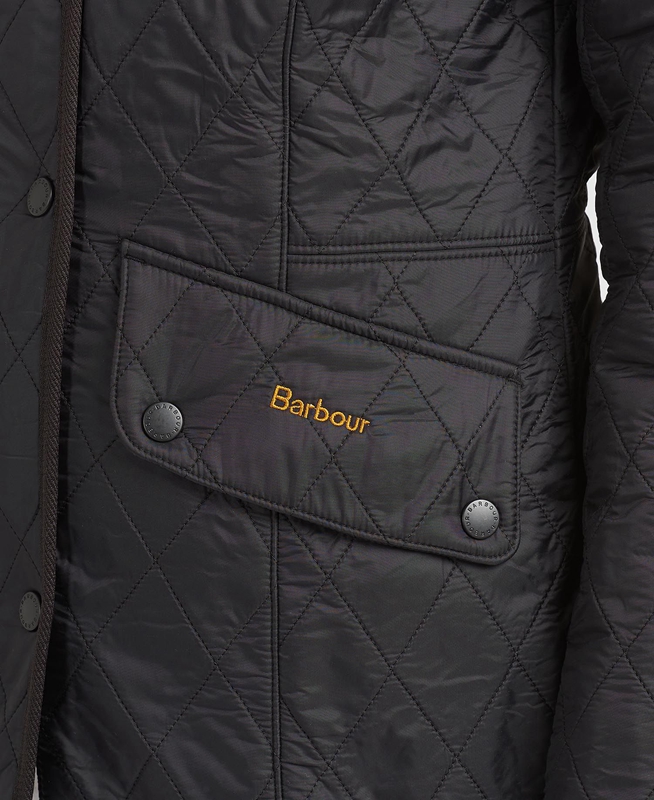 Barbour Steppjacke Cavalry Polarquilt Steppjacke Damen Schwarz | SOZTXG-532