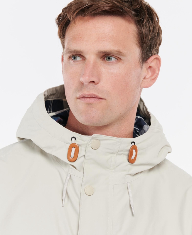 Barbour Summer City Parka Wasserdichte Jacke Herren Beige | PXGKUD-142