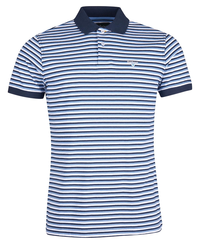 Barbour Swinden Polo shirts Herren Blau | WMDQVJ-317