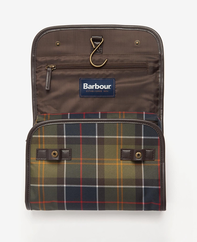 Barbour Tartan Hanging Washbag Tasche Herren Mehrfarbig | PBKUYD-976